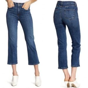 Veronica Beard Jackie 10” Straight Cropped Jeans – Oxford Wash (Sz 26)💚